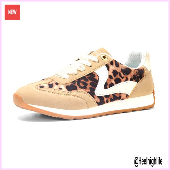 Women's Fashion Sneakers Retro Trainers Casual Running Walking Shoes